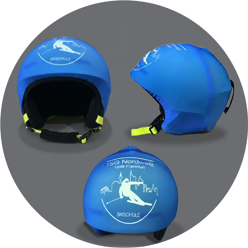 	Skihelmüberzug individuell bedrucken lassen