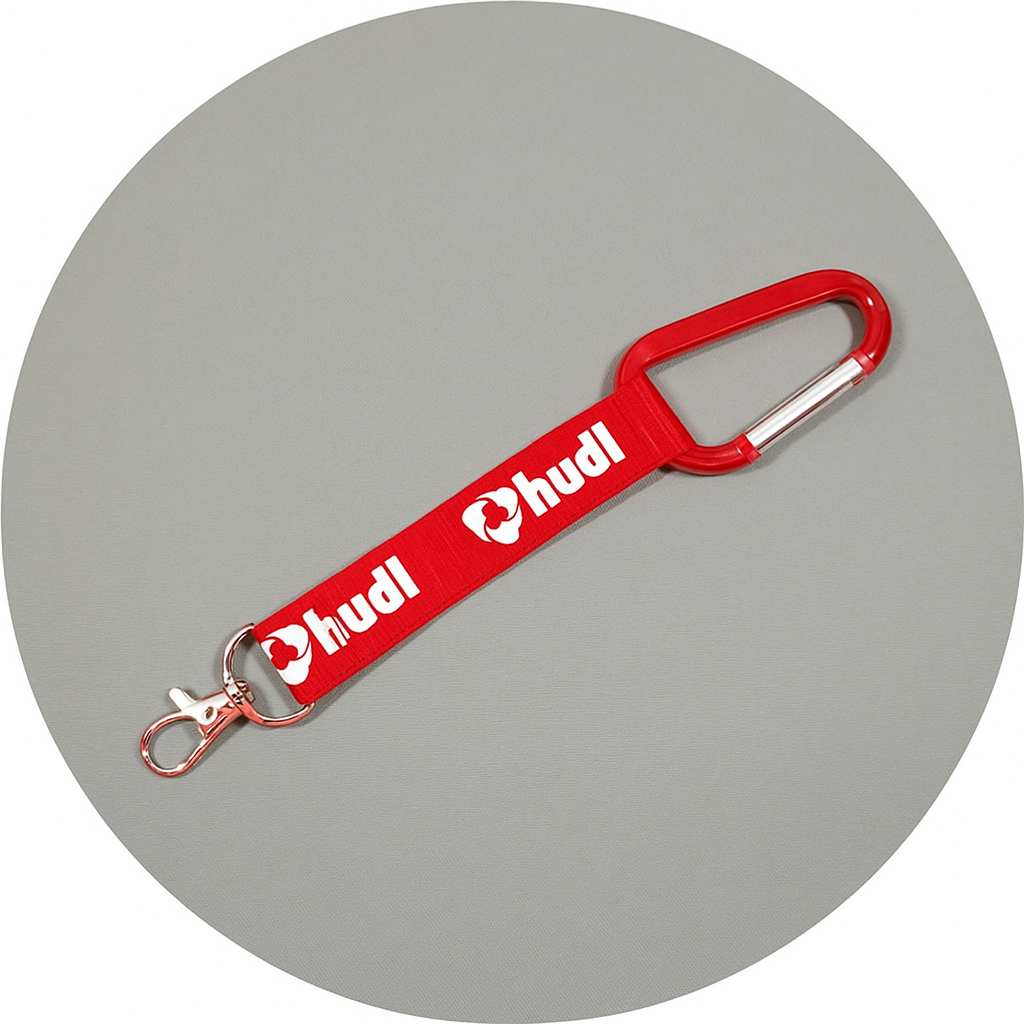 	Schlüsselband mit Karabiner