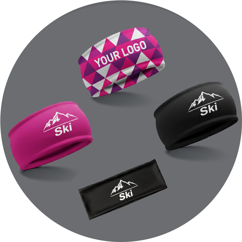 	individuell gestaltbares Skistirnband