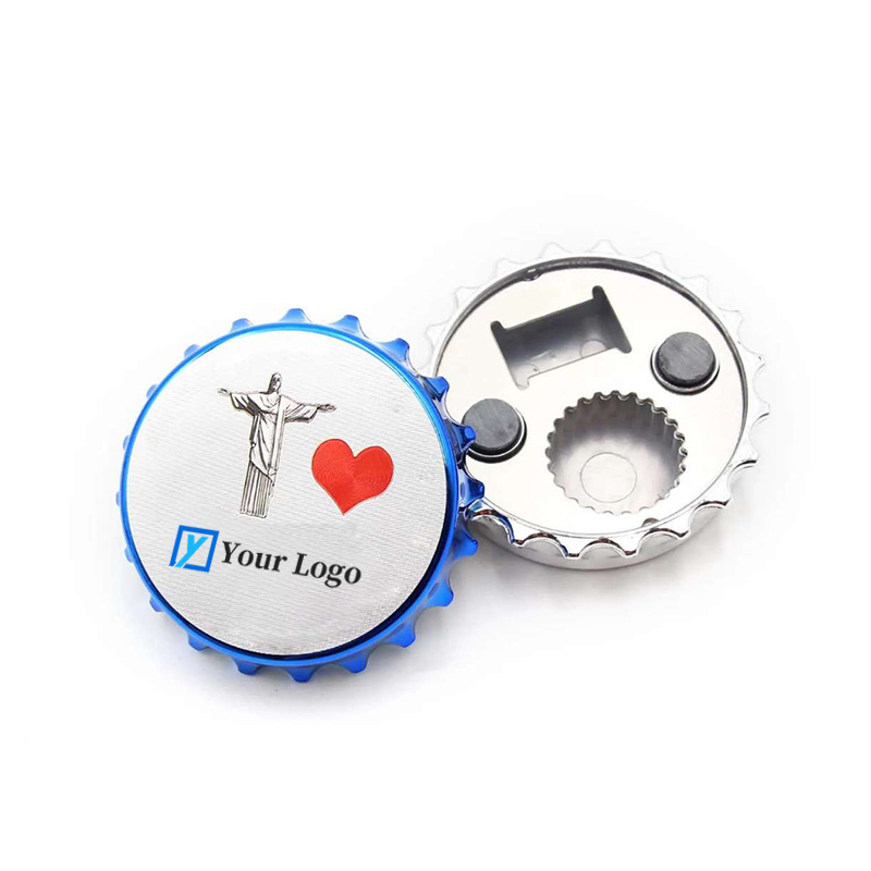 	bedruckbarer Kühlschrankmagnet mit Flaschenöffner