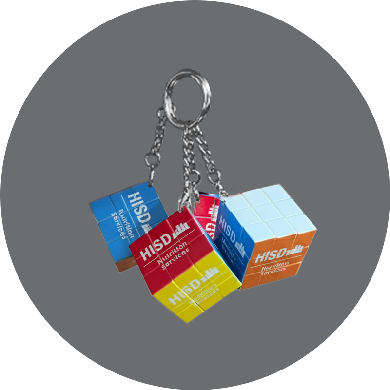 	Schlüsselanhänger Rubik's Cube bedrucken lassen