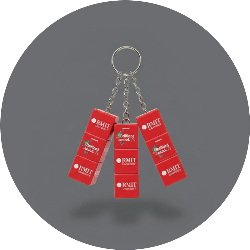 	Zauberwürfel Schlüsselanhänger bedrucken lassen