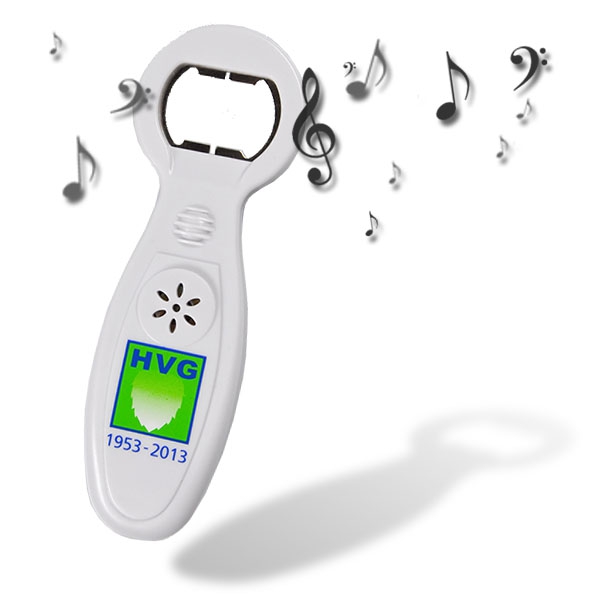 	Musikalischer Flaschenöffner mit eignem Logo bedrucken