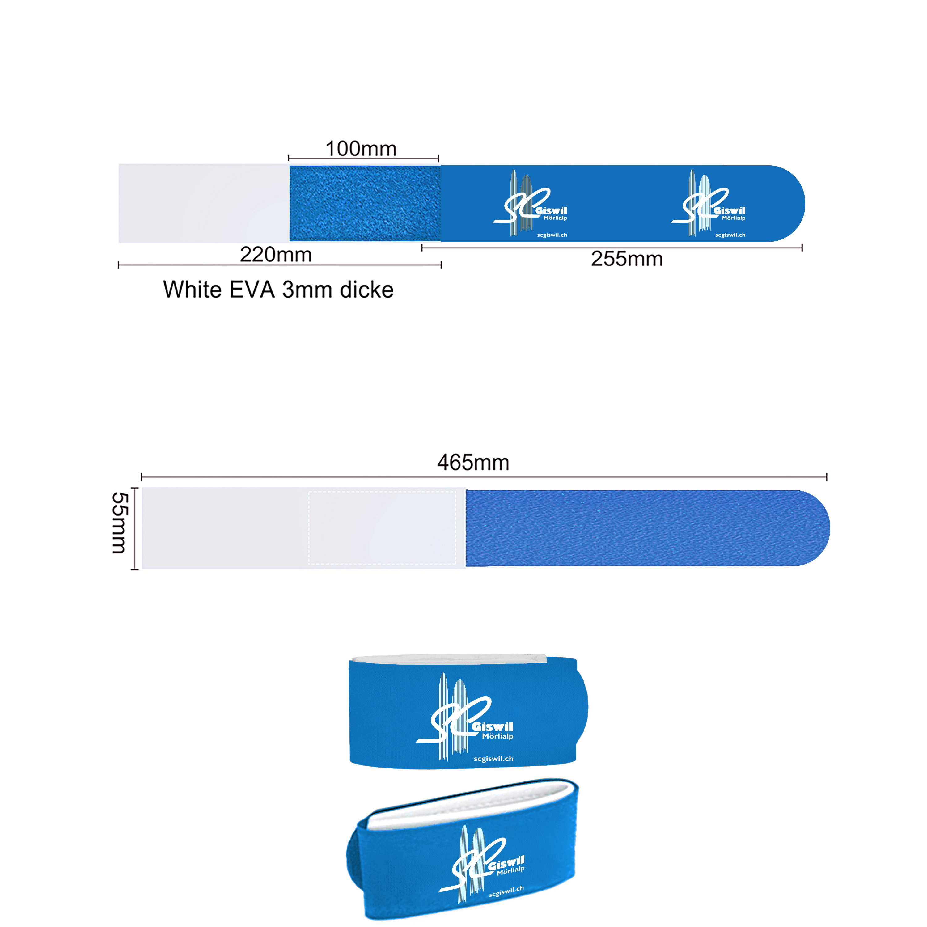 Skiband Designbeispiel