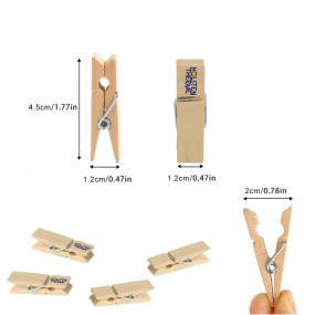 Wäscheklammern als Giveaways mit Logo - nachhaltige Wer...