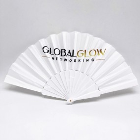 Stofffächer mit Firmenlogo bedrucken