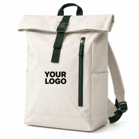 Werbe Rucksack bedrucken – Rolltop Backpack mit Logo