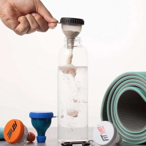 Protein-Aufbewahrungsbox mit Trichter bedruckt mit Ihre...