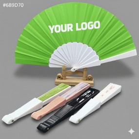 Stofffächer mit Firmenlogo bedrucken