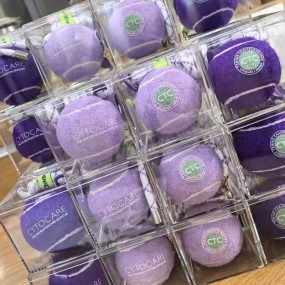 Tennisbälle mit Logo in 3er oder 4er Dose als Kunden-Gi...