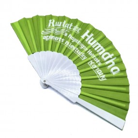 Individuelle Kunststoff-Handfächer – Bedruckte Werbeart...