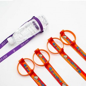 Günstiger Flaschenhalter mit Lanyards mit Druck