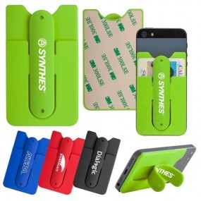 Selbstklebende Silikon Handytasche und Kartenhalter mit...