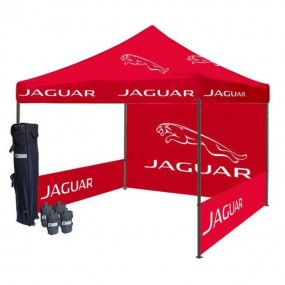 3x3 m Pop-Up Zelt mit Firmenlogo - 3x3 m Faltpavillon m...