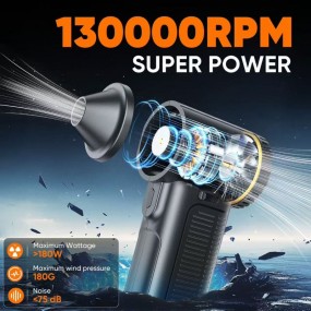 Ultra Leistungsstarker Mini Ventilator mit Logo bedruck...