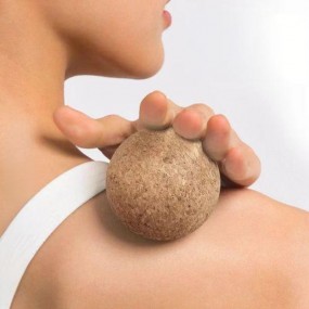 Werbeartikel Faszienball (aus Kork) mit Firmenlogo