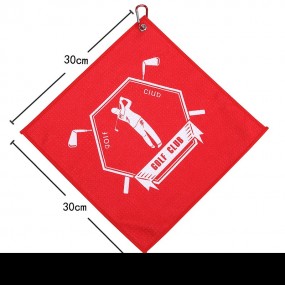 Schnelltrocknendes Mikrofaser Golfhandtuch mit Waffelst...