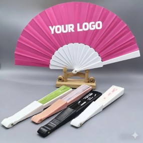 Kunststoff-Faltfächer mit Logo – Perfekt für Werbung be...