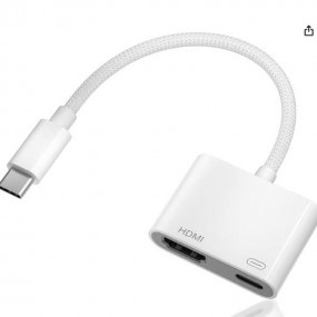 USB C zu HDMI Adapter mit Logo als Werbeartikel ｜ Adapt...