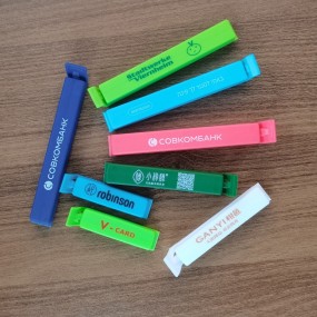 Verschlussclips mit Logo bedrucken | Individuelle Versc...
