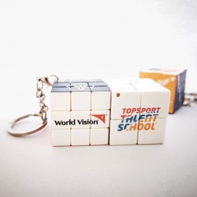 Zauberwürfel Schlüsselanhänger 3x3 oder 2x2 mit Logo ge...