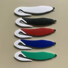 Brieföffner mit Klammerentferner bedruckt mit Logo als ...