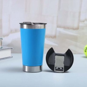 Thermobecher 600 ml mit Logo | Personalisierter Edelsta...