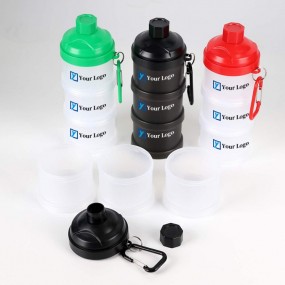 Tragbare Protein Pulver behälter Box Trichter mit Ihrem...