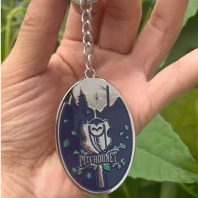 Individuelle Schlüsselanhänger aus Metall mit Logo anfe...