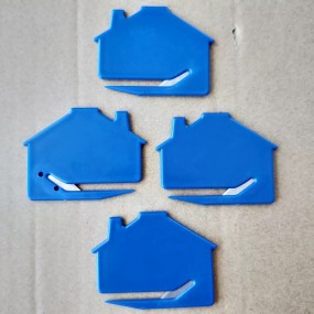 Brieföffner Haus mit Logo – Personalisierbar für Events...