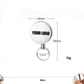 Jojo Ausweishalter Metall personalisiert – ideal als We...