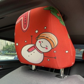 Personalisierte Kopfstützenbezüge für Firmenwagen