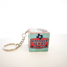 Zauberwürfel Schlüsselanhänger 3x3 mit Logo gestalten