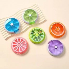 Werbeartikel Pillenbox mit Wocheneinteilung – Firmenlog...