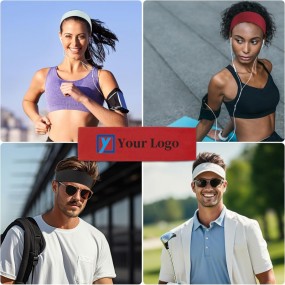 Stirnbänder mit Logo bedrucken oder besticken lassen