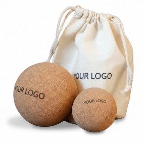 Faszienball Kork mit Ihrem Logo als Werbeartikel