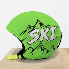 Skihelm Abdeckung bedrucken