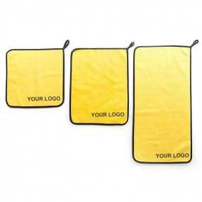 Microfasertuch mit persönlichem Logo als Werbeartikel