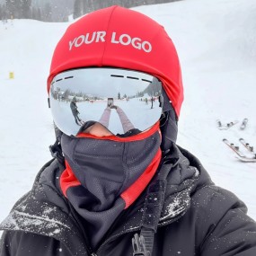 Helmüberzug für Skihelm mit Logo – Bedrucken lassen bei...
