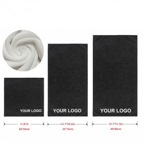 Microfasertuch 30x30 cm  35x75cm  40x80cm mit Logo bedr...