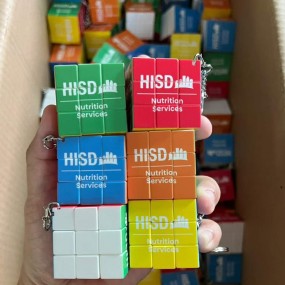 bedruckte Rubik’s Cube Schlüsselanhänger für Promotion ...