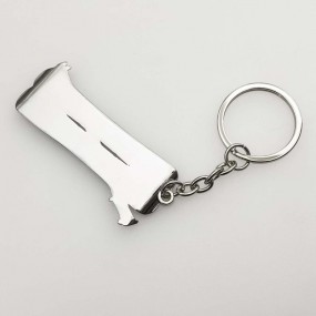 Schlüsselanhänger aus Metall personalisiert