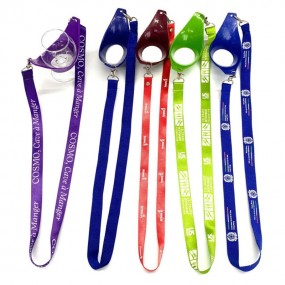 Weinglashalter aus Kunststoff mit Logo bedrucken lassen...