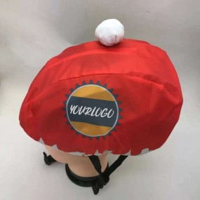 Fahrradhelm Regenüberzug individuell gestalten