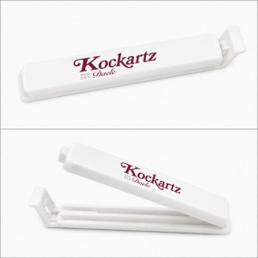 Beutelverschlussclip mit Logo bedrucken lassen
