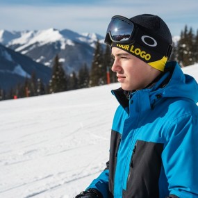 Individuell gestaltbares Skistirnband – Perfekt für Ski...