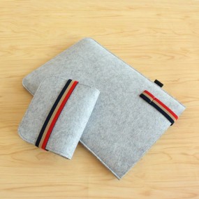 Laptophülle aus Filz nach Maß | individuell mit Logo ge...