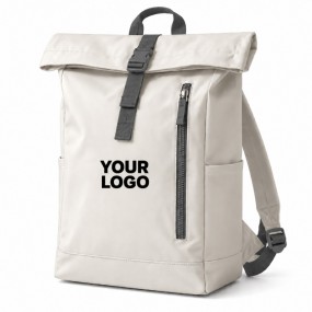 Rolltop Rucksack mit Logo bedrucken – individuell & hoc...