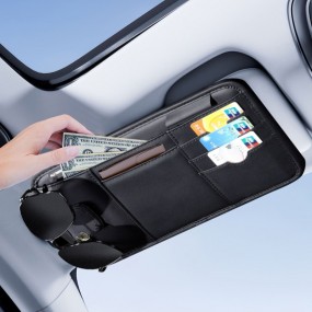 Auto Sonnenblenden Organizer aus Leder personalisiert –...