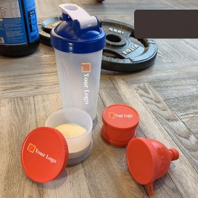 Tragbare Protein Pulver behälter Box Trichter mit Ihrem...